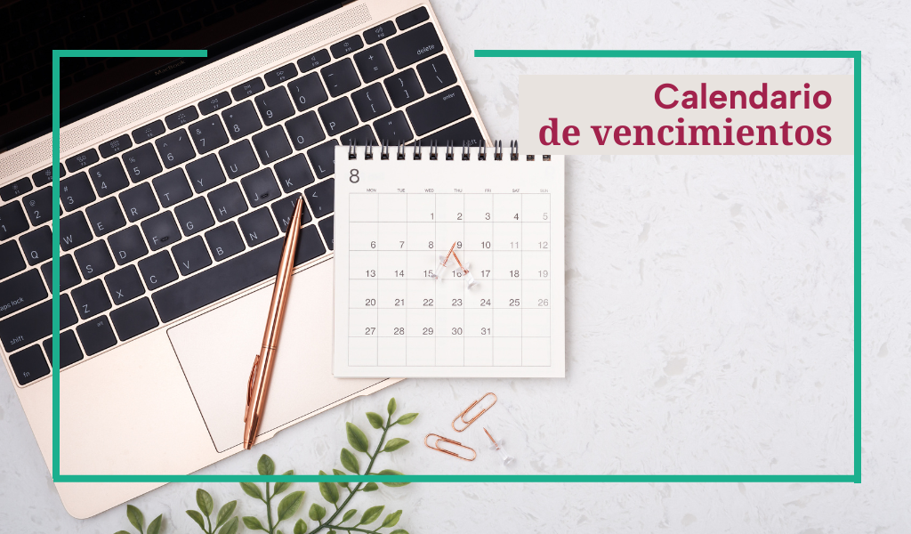 BPO || Calendario de vencimientos | 1er trimestre 2025